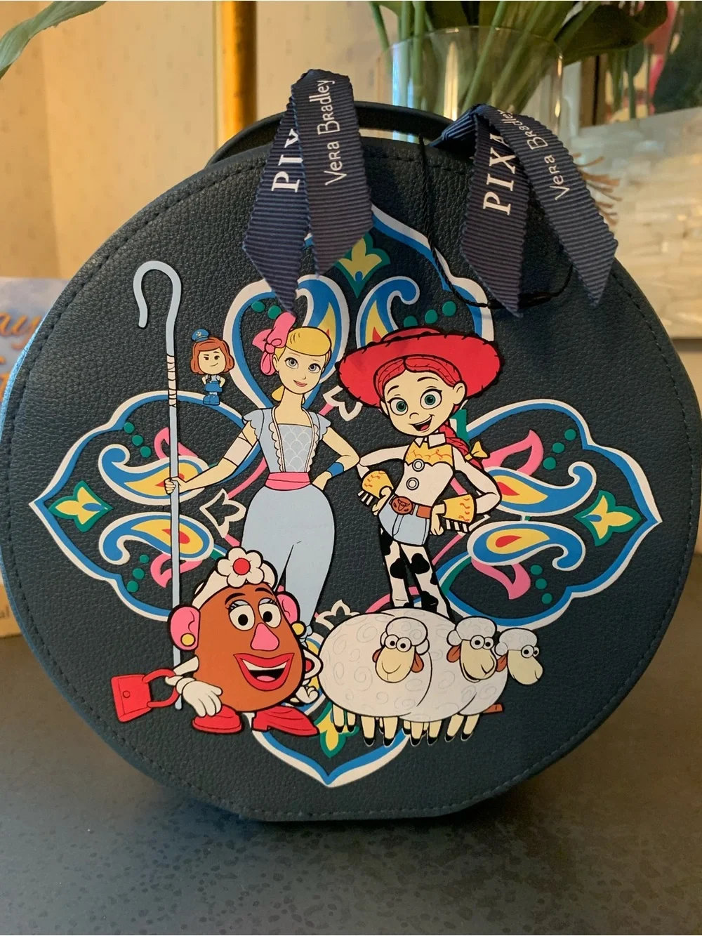 DISNEY PIXAR, Vera Bradley NEW WITH BLACK HANG TAG, Cosmetic Case.